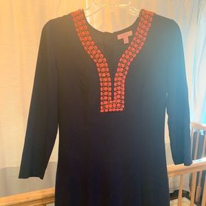 Navy Blue Jeweled Lilly Pulitzer Dress